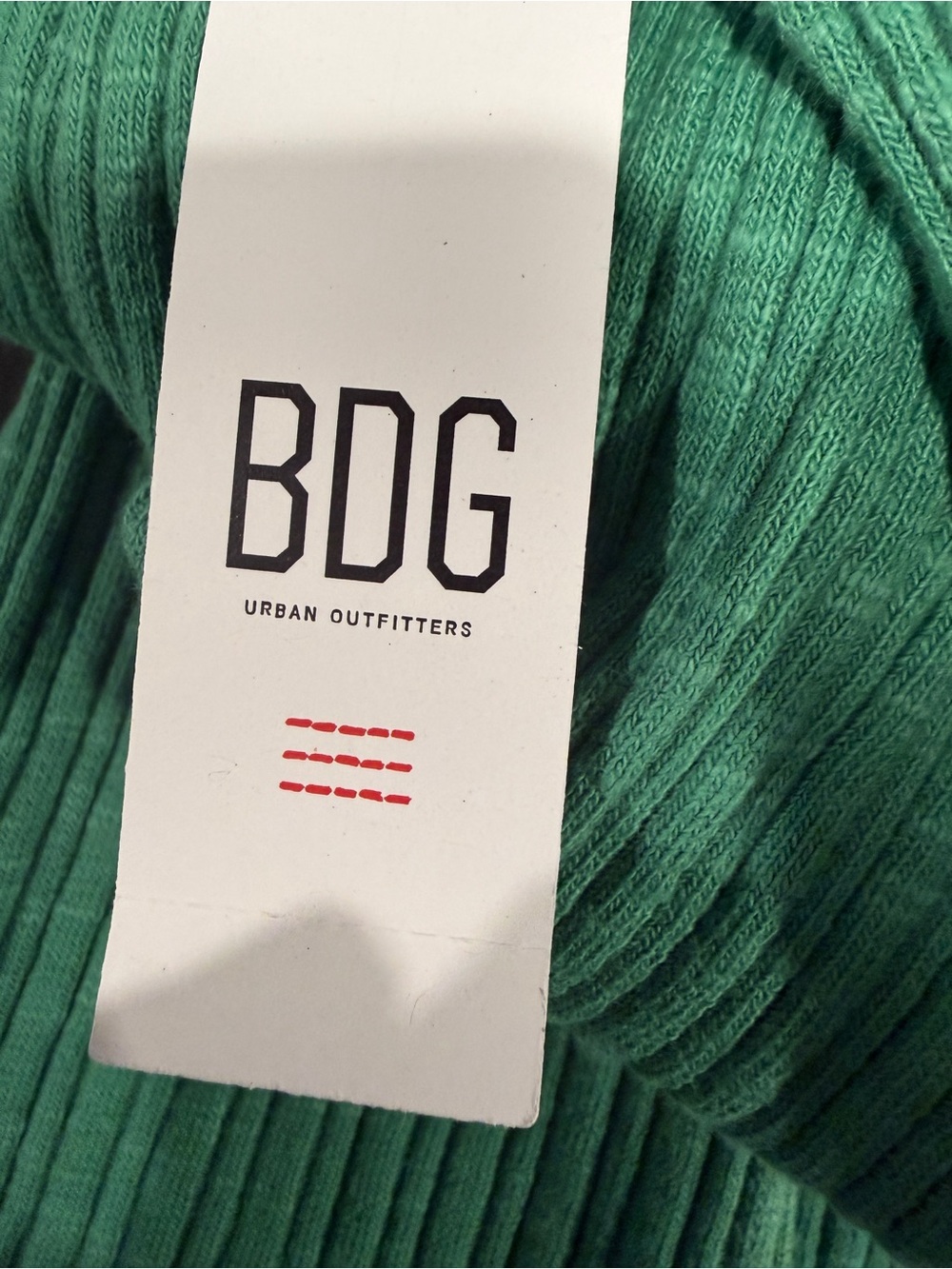 BDG Urban Outfitters Ribbed Flare Pants Green Size Small NWT Y2K - Picture 9 of 10